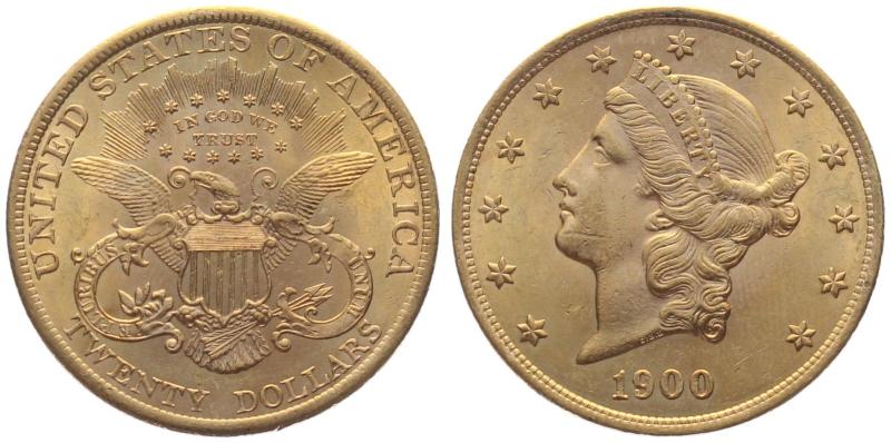 USA 20 Dollar 1900 – Liberty Head Double Eagle – Philadelphia